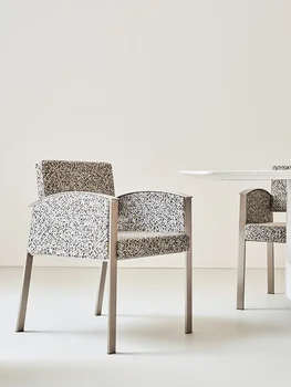 Söökla juhataja / käetugedega / itaalia minimalistlik kerge luksus kodus tool / DBR - Pilt 2  