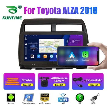 10.33 Tolline autoraadio Toyota ALZA 2018 2Din Android Okta Core Car-Stereo-DVD-GPS-Navigation-Mängija QLED Ekraani Carplay - Pilt 1  