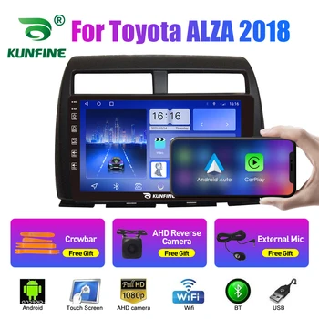 10.33 Tolline autoraadio Toyota ALZA 2018 2Din Android Okta Core Car-Stereo-DVD-GPS-Navigation-Mängija QLED Ekraani Carplay - Pilt 2  