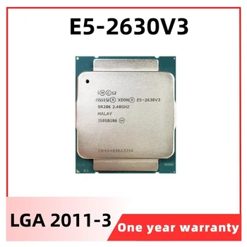 Xeon E5-2630V3 E5 2630v3 E5 2630 V3 2.4 Ghz Kaheksa-core Kuusteist-lõng CPU Protsessor 20M 85W LGA-2011-3 Desktop Nähtus Ii X6 2MB - Pilt 1  
