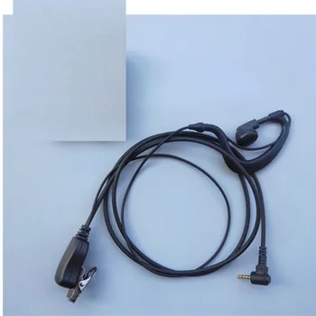 2pc Mini Walkie Talkie 3W 400-470Mhz Raadio Kõlar Kõrva külge kinnitatav Ühe Augu 2,5 mm - Pilt 2  