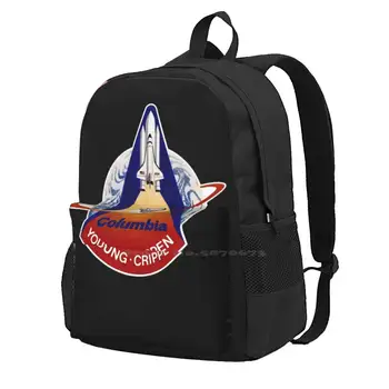S 1 Missioon Logo ( Space Shuttle ) Seljakotid Kooli Teismelised Tüdrukud Reisikotid S 1 Kosmosesüstik Kosmosesüstiku Missioon - Pilt 1  