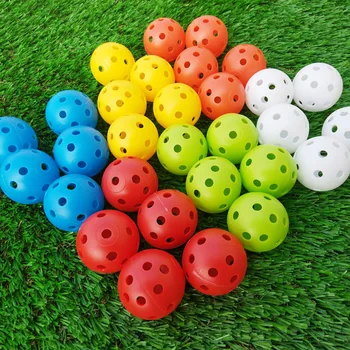 10tk Kerge Hole Golf harjutamiseks Pallid Sise-Laste mänguasi Õõnes palli Kiik tava palli Golf Spordi Vihmane päeva - Pilt 1  