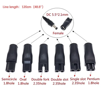 USB-Adapter, Laadija Kaabel-DC Converter Pardel Juuksed Clipper DC5.5* 2.1 mm Meeste C8 Saba Naine Toide - Pilt 2  