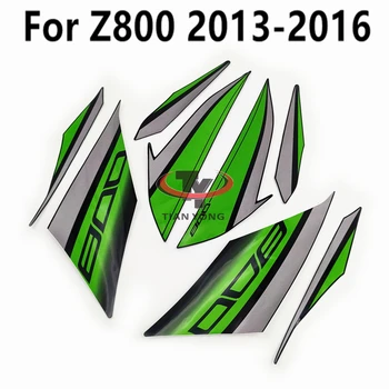 Täis Komplekt, Siiditrükk Applique Dekoratiivsed Protector Mootorratta Jaoks Kawasaki Z800 2013-2014-2015-2016 Kõrge Kvaliteedi Applique Kleebis - Pilt 1  