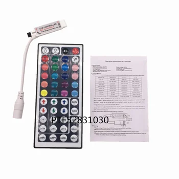 Led Kontroller 44 Võtmed 24 Võtmed IR LED RGB Controler LED Tuled, Kontroller, IR Remote Dimmer DC12V Kontrolli RGB LED Riba - Pilt 1  