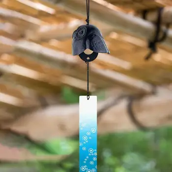 Öökull Small Wind Chimes Malmist Ripub Metallist Tuul Bell Jaapani Tuul Kellamäng Väljaspool Terrass Indoor Leibkonna Väljas Ornament - Pilt 2  