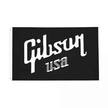 Gibsons Muusika 1894 Lipu Siseruumides Väljas Banner 2 Kaitserõngad Teenetemärgi Vastupidav 2x3 3x5 4x6 JALGA Lipud - Pilt 1  