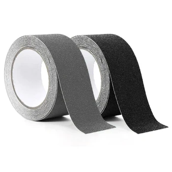 5MX5cm Mitte Tõsta Ohutuse Grip Tape Siseruumides Väljas PVC Jäätunud Anti Slip Kleebised Tugev Liim Ohutuse Veojõukontroll Lindi Trepid - Pilt 2  