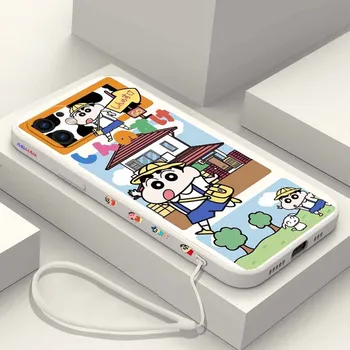 Cartoon Värvipliiatsid Shin-chans Telefon Case for Samsung Galaxy S21 S22 S20 U Pluss FE S10 S9 S10E Lisa 20 Ultra 10 Pluss Randmepael - Pilt 2  