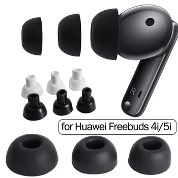 Pehmest Silikoonist Eartips jaoks Huawei FreeBuds 4i/5i Earbuds Earplug Kõrvaklappidest Katta L M S Suurus Kõrvaklappide Kõrva Näpunäiteid FreeBuds 5i - Pilt 1  