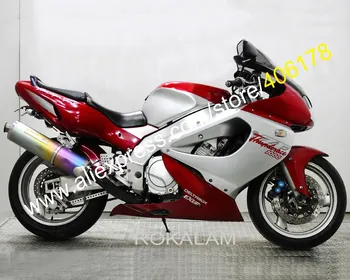 Kohandatud Voolundi 97-07 YZF1000R Komplekt Yamaha YZF 1000R Thunderace 1997-2007 Punane & Valge Bike Bodyworks Voolundi - Pilt 1  