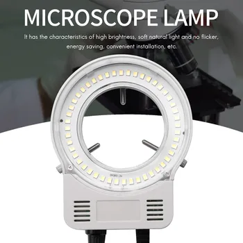 48 LED Tööstus Mikroskoobi Kaamera valgusallikas Ringi Lambi Valgus Valgusti Lambi Reguleeritav Heledus USB Liides - Pilt 2  