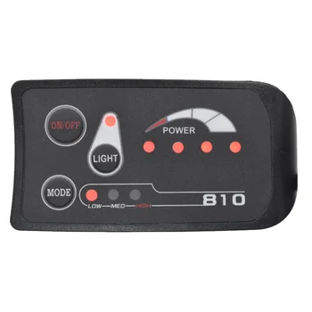 S810 E-Bike Meetrine LED-Ekraan, IP65 36V UART Electric Bike Elektriline Jalgratas Meeter(SM 5PIN) - Pilt 2  
