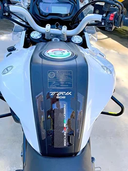 Sobib Bnenlli TRK502 502X 2017 2018 2019 2020 2021 uued mootorratta kütusepaagi pad auto kleebis kaitse kleebis - Pilt 2  