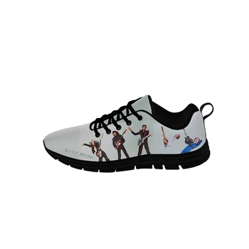 Muusika Teie Rõõm Tossud Mens Naiste Teismeline Vabaaja Jalatsid Bänd Roxy Lõuend Jooksvad Kingad 3D Print Kerge kinga - Pilt 2  