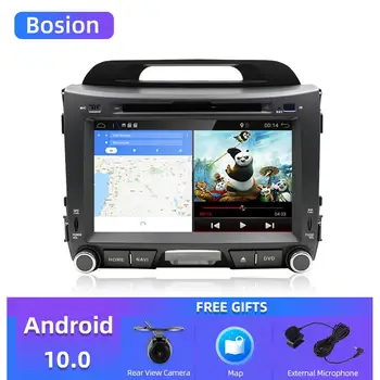 android 10.0 auto dvd kia sportage 2011 2012 2013 2014 2015 autoraadio stereo multimeedia mängija, millel Wifi bluetooth rds - Pilt 1  