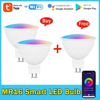 Tuya Homekit Smart Pirn MR16 WiFi RGB 12V LED Juhitava Lambid WiFi Kontroll Lamp Tööd Alexa Google ' i Kodu Smartthings - Pilt 1  