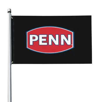 Penn Püügivahendite Reel Rod Flag Banner Art Decor Paraad Spordi Edendamise Tegevus - Pilt 1  