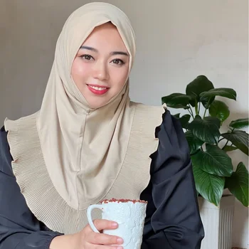 20 Värvid Mood Naiste Hijab Malaisia Stiilis Kanda Otse Sall Suurrätikud Turban peas wrap naistele - Pilt 2  
