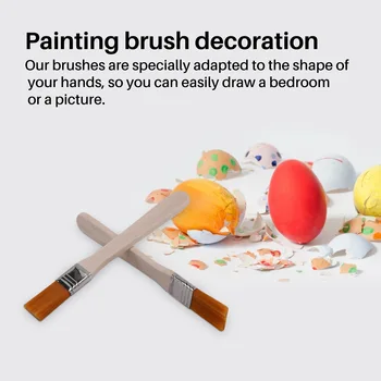 30-Töö Paint Brush Set koos Puidust Käepide, Harja Puhastamiseks ja Tolmu Eemaldamiseks, Läikiv Paint Brush, Pintsel Õli - Pilt 2  