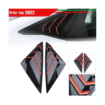 Honda Civic 2022 2023 Sedaan Tagumine Pool Vent Kvartalis Aken, Ventilatsioonirest Katik Kate Läige - Pilt 2  